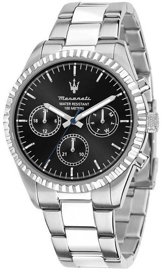 Front view of Maserati R8853100023- Mens Watch on white background