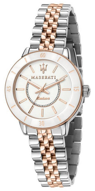 Front view of Maserati R8853145504- Womens Watch on white background