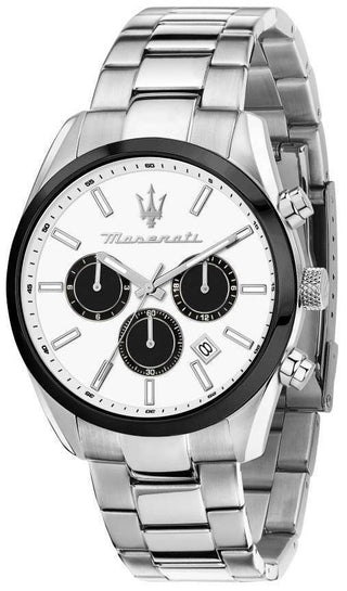 Front view of Maserati R8853151004- Mens Watch on white background