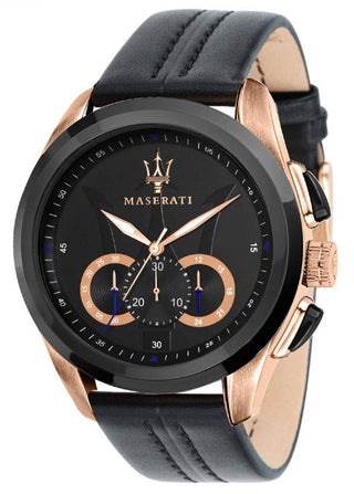 Front view of Maserati R8871612025- Mens Watch on white background