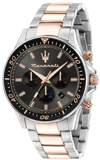 Front view of Maserati R8873640002- Mens Watch on white background