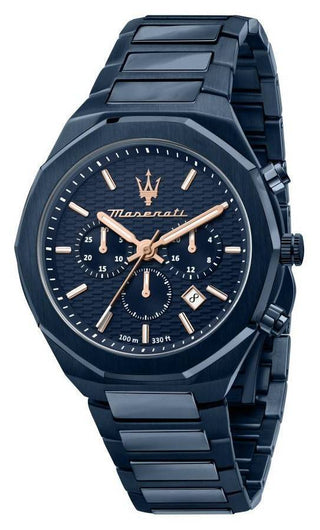 Front view of Maserati R8873642008- Mens Watch on white background