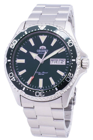 Front view of Orient Mako III RA-AA0004E19B Mens Watch on white background