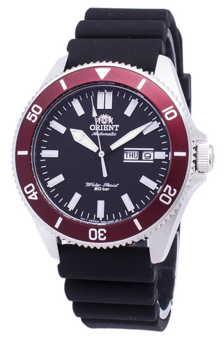 Front view of Orient Mako XL II RA-AA0011B19B Mens Watch on white background