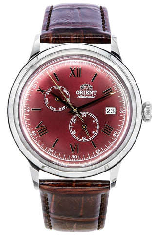 Front view of Orient RA-AK0705R10B Mens Watch on white background