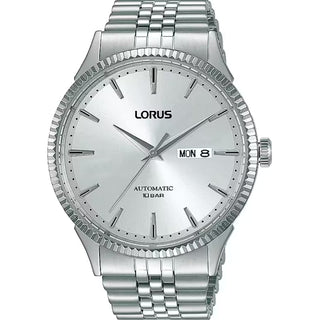 Front view of Lorus RL473AX9 Watch on white background