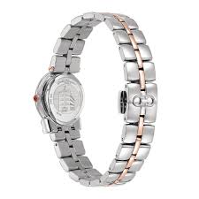 Angle shot of Salvatore Ferragamo Gancini SFYE00722 Womens Watch on white background