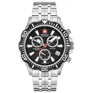 Front view of Swiss Military Hanowa SM06-5305-04-007 Watch on white background