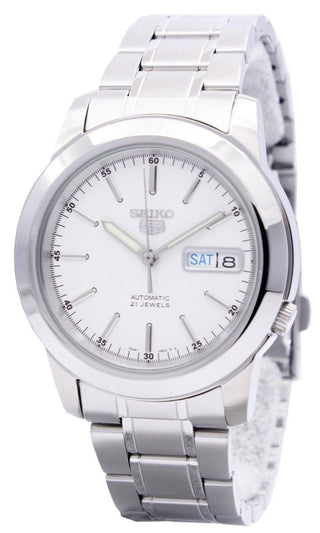 Front view of Seiko SNKE49K1 Mens Watch on white background