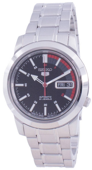 Front view of Seiko SNKK31J1 Mens Watch on white background