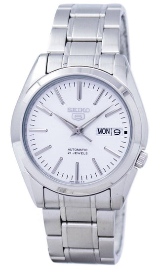 Front view of Seiko SNKL41K1 Mens Watch on white background