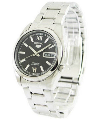 Front view of Seiko SNKL55K1 Mens Watch on white background