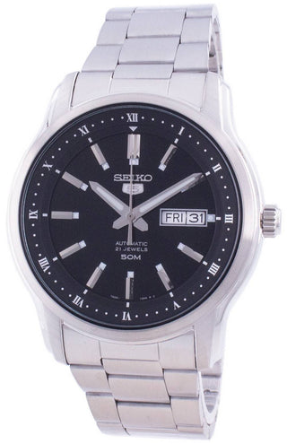 Front view of Seiko SNKP11K1 Mens Watch on white background