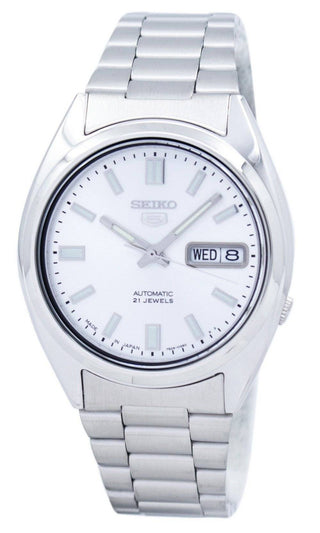 Front view of Seiko SNXS73J1 Mens Watch on white background