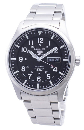 Front view of Seiko SNZG13J1 Mens Watch on white background