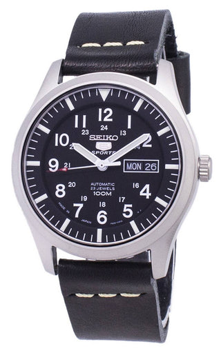 Front view of Seiko SNZG15J1-VAR-LS14 Mens Watch on white background