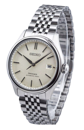 Front view of Seiko SPB463J1 Mens Watch on white background