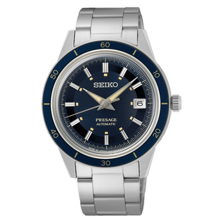 Front view of Seiko Presage SRPG05J1 Watch on white background