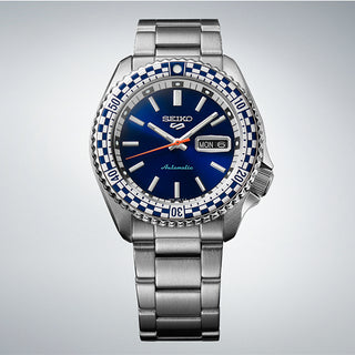 Angle shot of Seiko SRPK65K1 Watch on white background