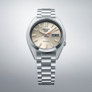 Angle shot of Seiko SRPK91K1 Watch on white background