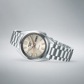 Angle shot of Seiko SRPK91K1 Watch on white background