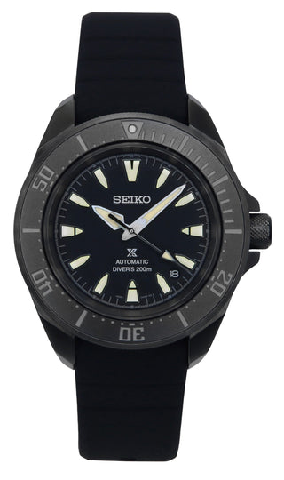 Front view of Seiko SRPL15K1 Mens Watch on white background