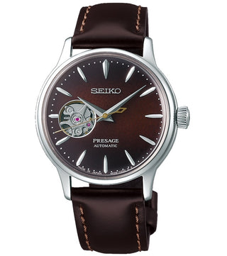 Front view of Seiko Cocktail Time Automatic SSA783J1 Unisex Watch on white background