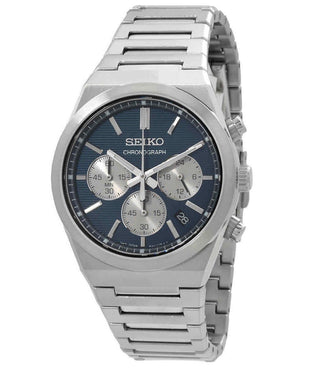 Front view of Seiko SSB453P1 Mens Watch on white background