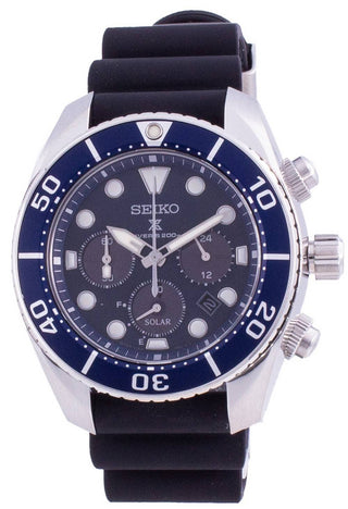 Front view of Seiko Sumo Chrono Solar SSC759J1 Mens Watch on white background