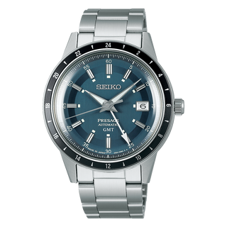 Front view of Seiko Presage SSK009J1 Mens Watch on white background