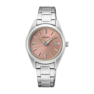 Front view of Seiko SUR529P1 Watch on white background