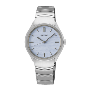 Front view of Seiko SUR549P1 Watch on white background