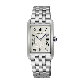 Front view of Seiko SWR083P1 Watch on white background