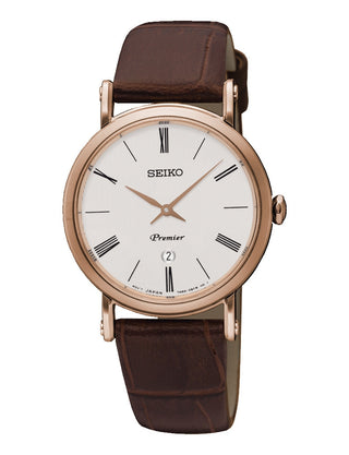 Front view of Seiko SXB436P1 Watch on white background