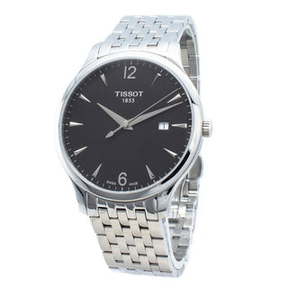 Front view of Tissot T063.610.11.057.00 Mens Watch on white background