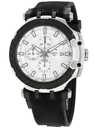 Front view of Tissot T115.427.27.031.00 Mens Watch on white background