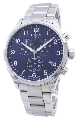 Front view of Tissot Chronograph T116.617.11.047.01 Mens Watch on white background