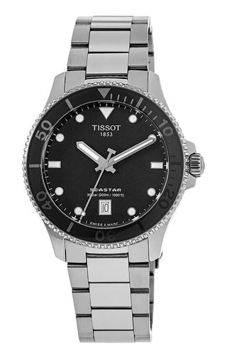 Front view of Tissot T120.210.11.051.00 Mens Watch on white background