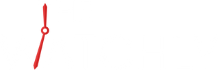 The Watchly logo made up of watch hands
