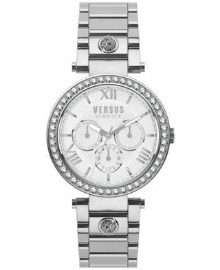 Front view of Versus Camden Market VSPCA4821 Womens Watch on white background