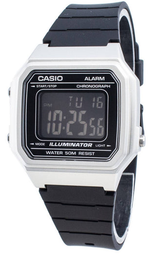 Front view of Casio W-217HM-7BV Mens Watch on white background