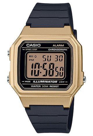 Front view of Casio W-217HM-9AV Mens Watch on white background