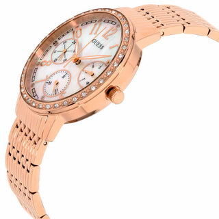 Angle shot of Guess W1086L2 Womens Watch on white background