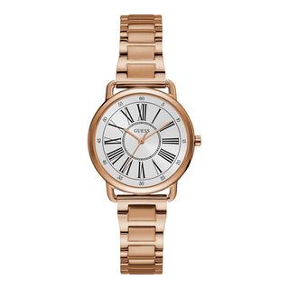 Front view of Guess Jackie W1148L3 Womens Watch on white background