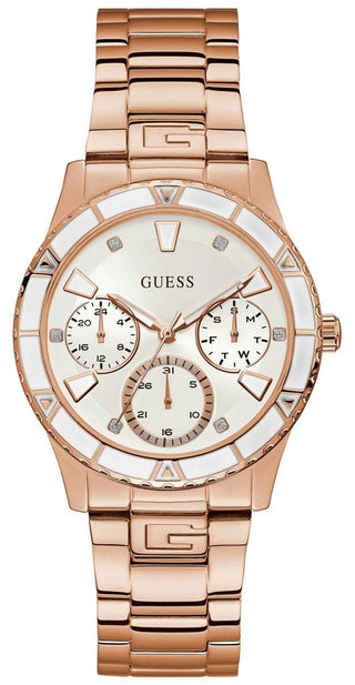 Front view of Guess W1158L2 Womens Watch on white background