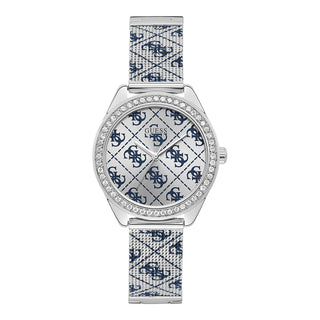 Front view of Guess Claudia W1279L1 Womens Watch on white background