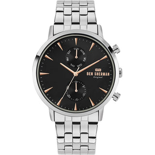 Front view of Ben Sherman Portobello Professional WB041BSM Mens Watch on white background