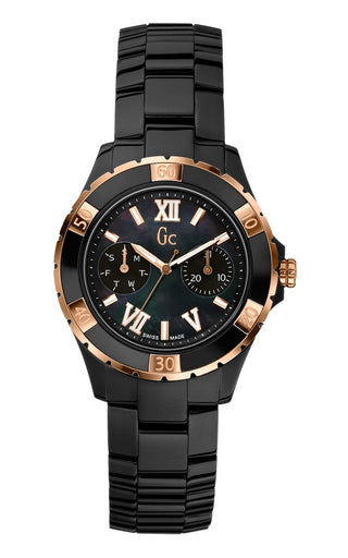 Front view of Gc Guess Collection X69004L2S Watch on white background