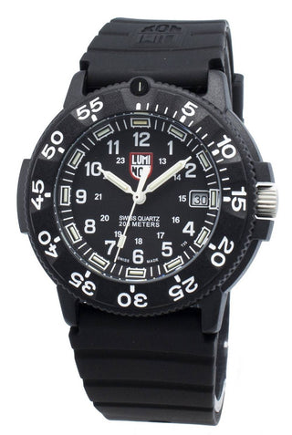 Front view of Luminox XS.3001.F Mens Watch on white background