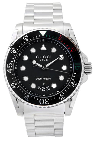 Front view of Gucci YA136208A Mens Watch on white background